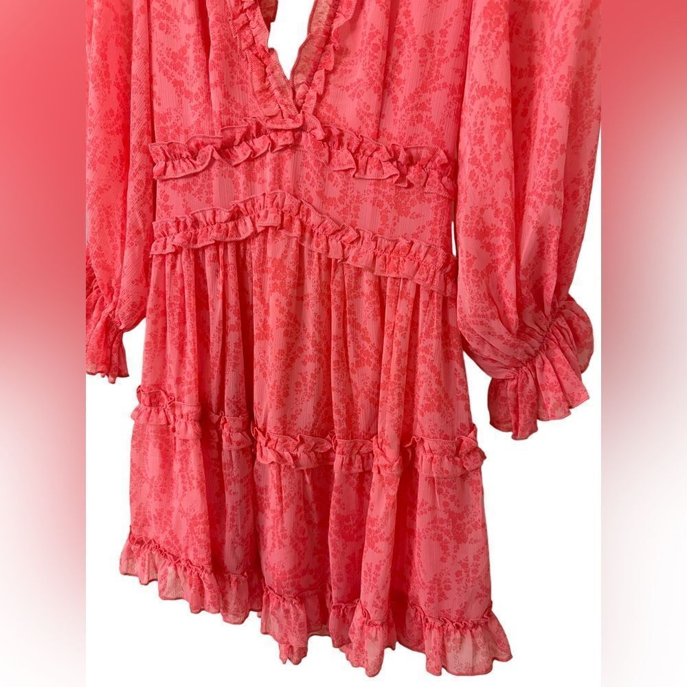 NWOT RARE Olivaceous Open Back Long-Sleeve Mini Dress Size S - Picture 5 of 13